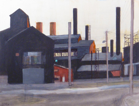 Lukens Steel - Looking towards 120 mill from 1st. Avenue, May 22, 2004 - Image #256
