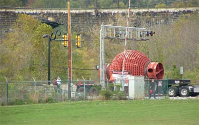 Sonarsphere heading east on Business Route 30 bridge into Coatesville.