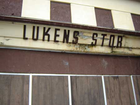 Demolition of Lukens Store, 2009