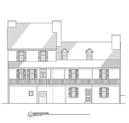 Original Structure — South View