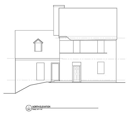 Existing Structure — North View
