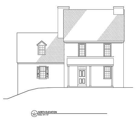 Proposed Restoration — North View