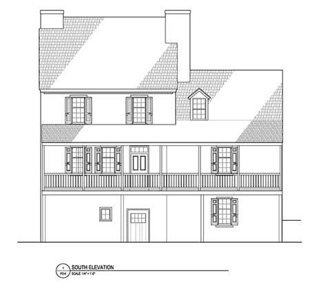 Proposed Restoration — South View