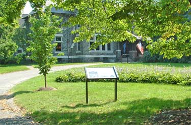 Graystone Mansion sign