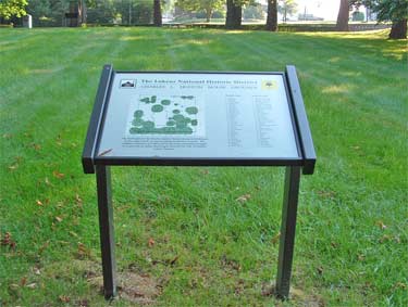 C. L. Huston house and grounds sign