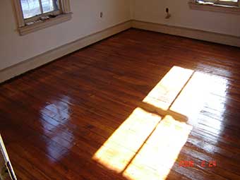 Finished floor
