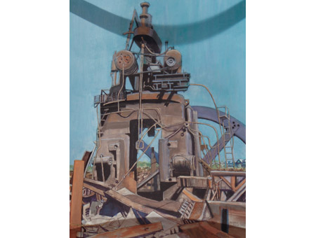 Phoenix Steel, Phoenixville, PA, Scrap breaker, March 1999 - Image #489