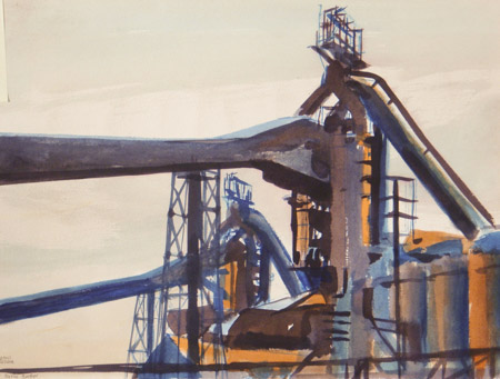 Bethlehem Steel, Burns Harbor, IN, 2 Blast furnaces - Image #633