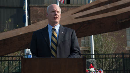 Ed Frey leads dedication ceremonies