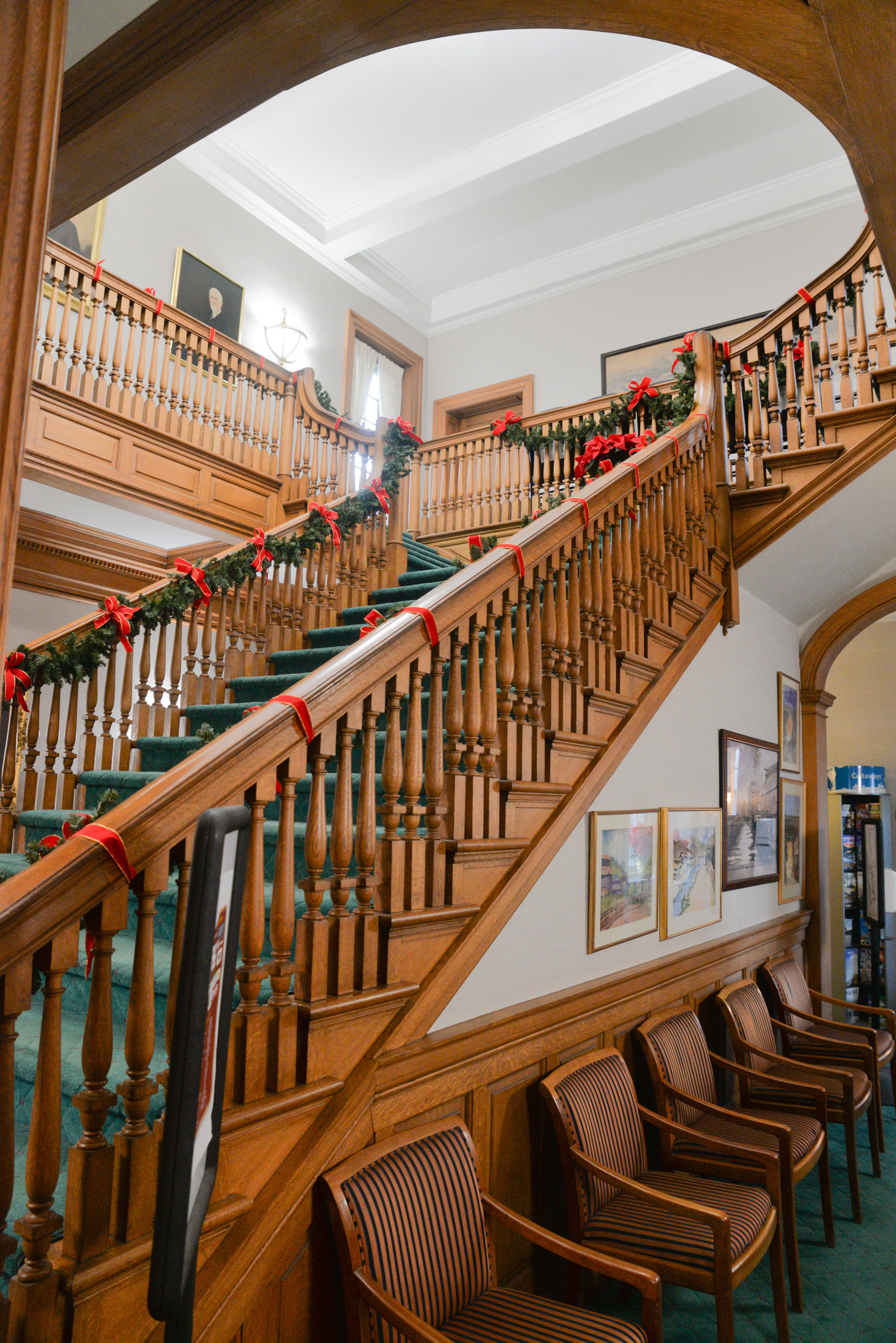 Lukens Executive Office Building Holiday 5 - Grand Staircase