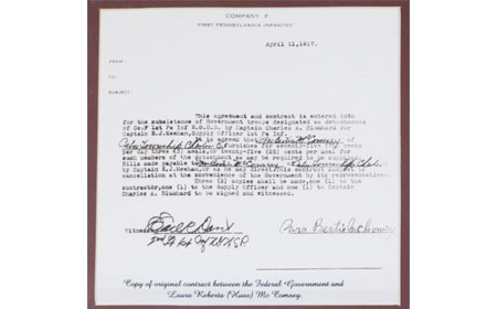 Contract between the Federal Government and Laura Roberta McComsey