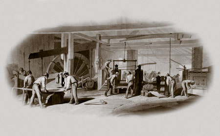 Photograph: Brandywine Iron Works & Nail Factory — National Iron & Steel Heritage Museum