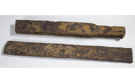 This is what Brandywine Iron Works & Nail Factory, predecessor of Lukens Steel Company, would purchase and roll into plate, From the collection of the Uwchlan Township Historical Commission