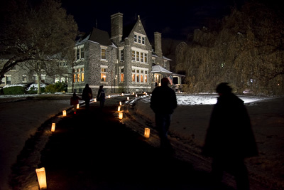 Graystone at night