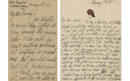 James Stewart Huston frequently wrote letters home to friends and family members while he served in France. In those letters, he talked about his life as an ambulance driver, revealed the living conditions of soldiers, and discussed his participation in the war. — National Iron & Steel Heritage Museum