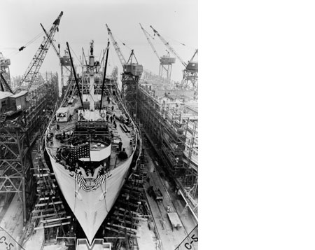 Prepare ship for launching.