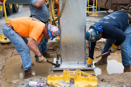 Securing the base
