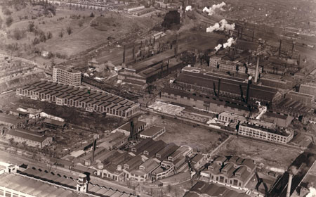 Aerial View of Midvale Steel, 1927, Hagley Museum and Library