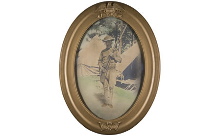 John Michael Rineer served as a machine gunner in one of the most decorated companies in World War I.  He was appointed corporal on July 12, 1918, one year after he enlisted.  John was exposed to mustard gas and suffered from the effects of that exposure after his return home. — Courtesy of Patty Connor Biffen