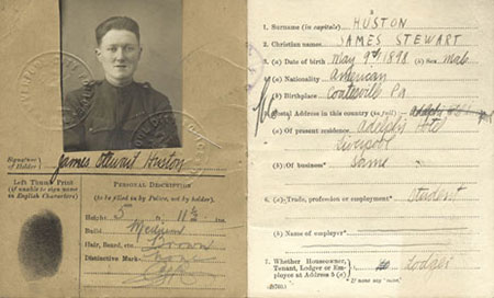 Each American ambulance driver had an identity book that they had to reveal when asked to by others on duty or patrol. — National Iron & Steel Heritage Museum