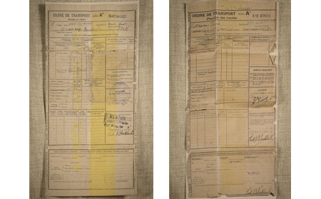 Orders of Transport — Courtesy of Bob Ford